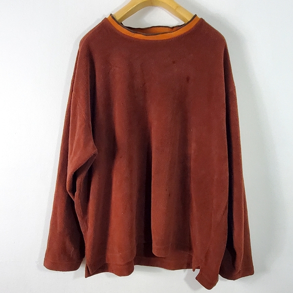 Vintage Patagonia Rhythm Fleece Brown Long Sleeve L - Picture 5 of 14